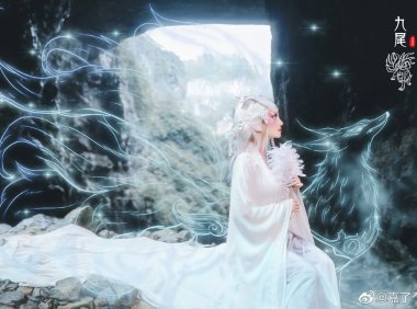 抖音美妆博主嘉了个玲 神话妆容还原山海经中的神话故事