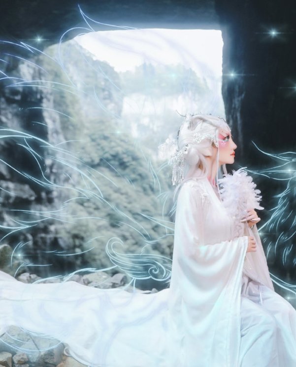 抖音美妆博主嘉了个玲 神话妆容还原山海经中的神话故事